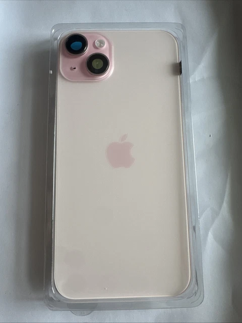 Vitre Arrière Complète Pour IPhone 15 - Couleur Rose Titane - Avec Nappe NFC - Neuf D'origine - Réparation écran Arrière
