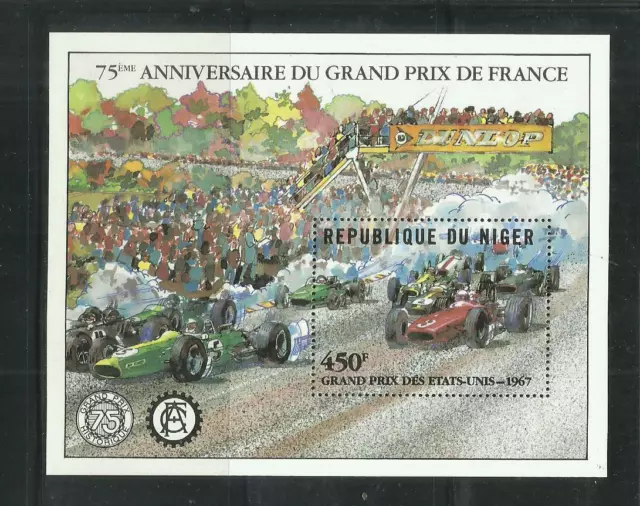 NIGER. Año: 1981. Tema: 75º ANIV. DEL GRAN PRIX DEL A.C.F.