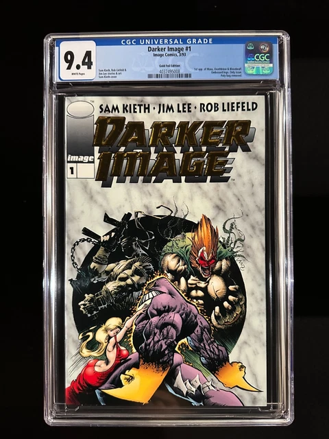 Darker Image #1 CGC 9.4 (1993) - Gold Foil - 1st app Maxx, Deathblow, Bloodwulf