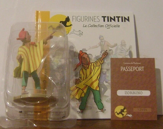 Figurine Tintin Officielle – Chiquito N°105 – Résine – Bon état – Collection