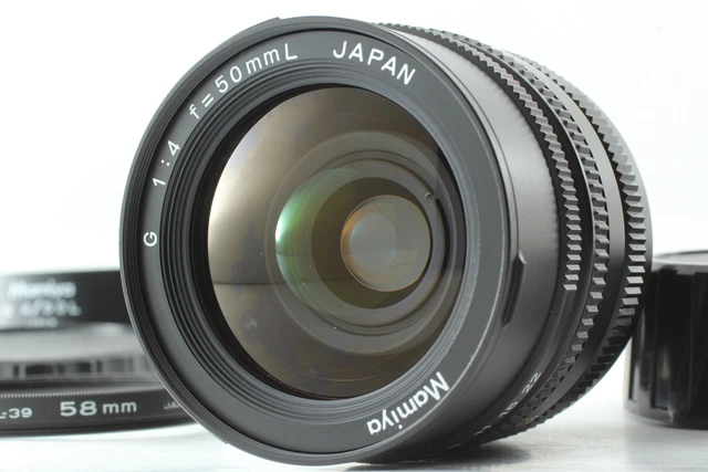 [Exc+4 con capucha] Lente gran angular Mamiya G 50 mm f/4 L para nueva Mamiya 6 de JAPÓN