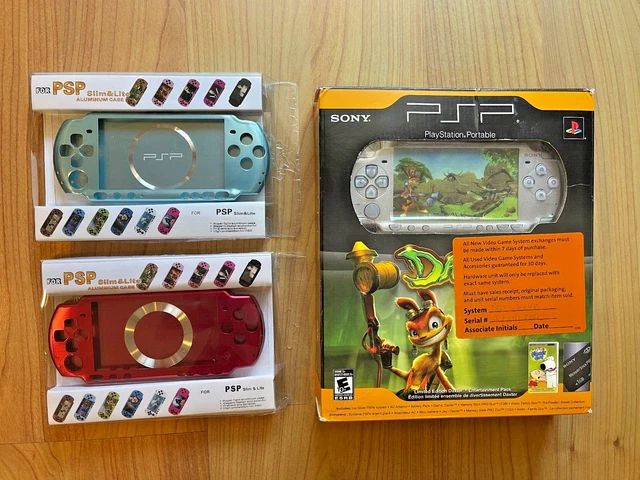 PlayStation Portable Limited ed Daxter Pack PSP-2000 Ice Silver 1GB Excellent!