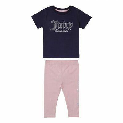 Juicy Couture Baby con Stampa T-shirt e Leggings Set Età 3 ANNI BNWT RRP £ 25