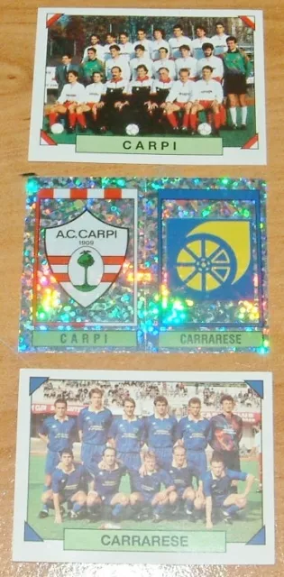 Panini Football Calciatori  1993-1994 Carpi Carrarese Serie C Calcio Italia