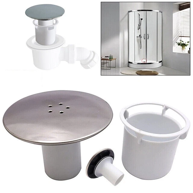 SHOWER WASTE DRAIN Trap Cover Shower Plughole Cover 115mm Plug Drain