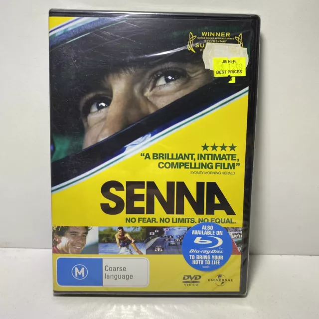 Senna - DVD Region 2, 4 & 5 - Ayrton Senna Racing Documentary - New & Sealed