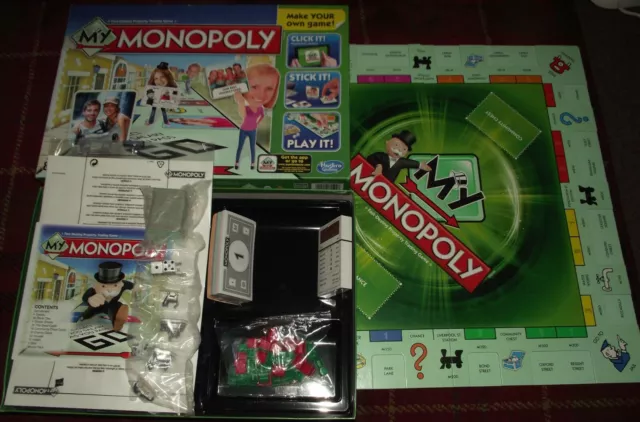 Superb Hasbro Gaming My Monopoly Make Your Own Game Contents Still Sealed