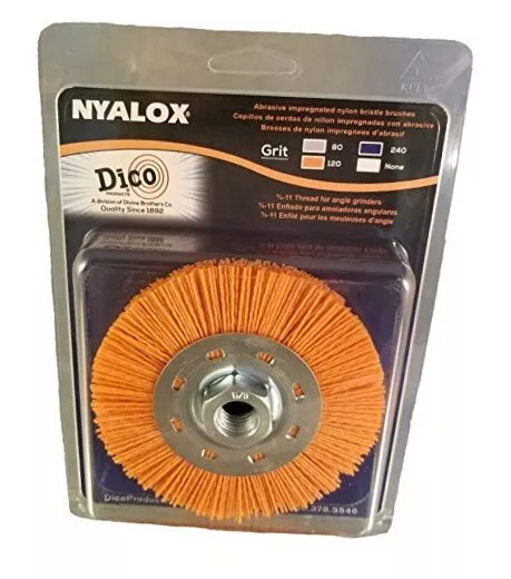 7200077 Nyalox Wheel Brush, 4.5", Orange