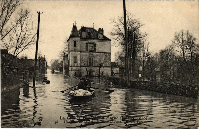 CPA Joinville Le-Pont Le Garnde crue de la Marne FRANCE (1339825)