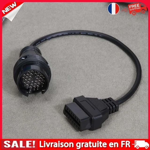 Cavo Adattatore Diagnostico OBD2 Da 3 A 16 Pin - Keenso 30,5 Cm - Plug And Play Per Scanner Auto