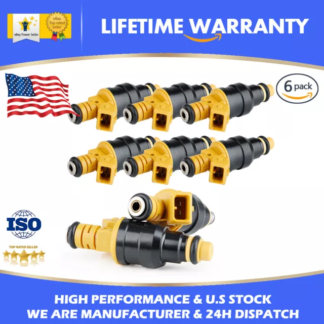 For 8PCS Fuel Injectors EV1 GM TPI 22lb/3Bar 5.7L 5.0L 1985-1992 Corvette Camaro