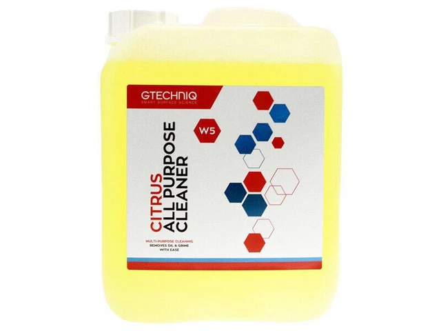 Gtechniq W5 Citrus All Purpose Cleaner APC 100% Biodegradable - 5L 5 Liters
