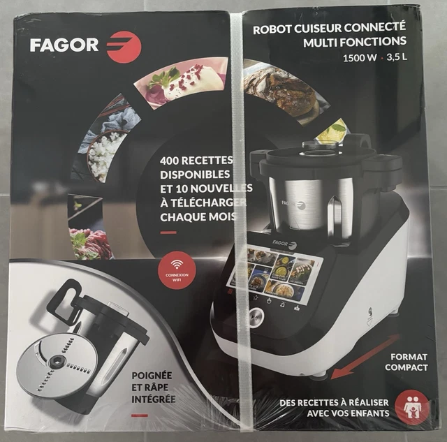 Robot Cuiseur Multifonction Fagor Connect FG0606, Très Bon état, Avec Accessoires Et Notice