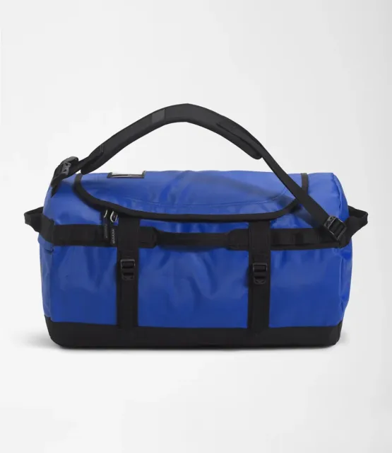 North Face Base Camp Duffel S / 50L TNF Blue / TNF Black Backpack 13”x21” NEW