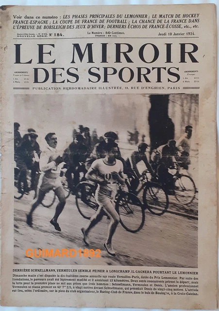 Le Miroir Des Sports But Et Club N°443 - 25 Janvier 1954 France-Irlande Prat