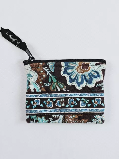 Vera Bradley Java Blue Small Zippered Coin Purse