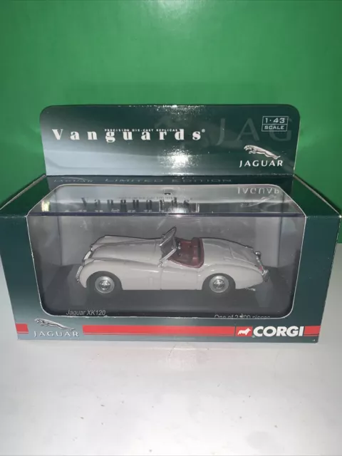 Corgi Vanguards VA05905 Jaguar XK120 Lavender Grey Ltd Edition of 2800