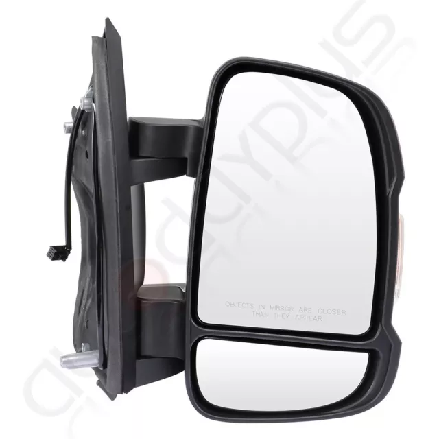 ✔Black RH Side Manual Mirror Manually Fold For 2014 DODGE RAM PROMASTER Signal 2