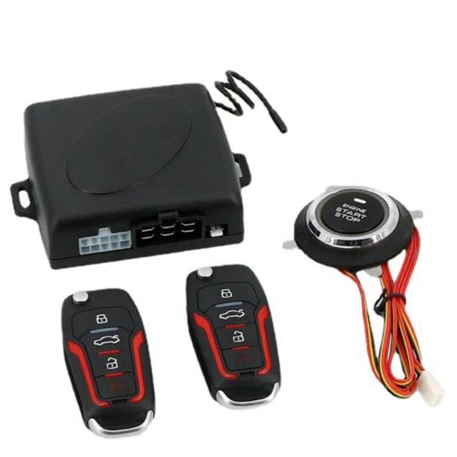 Car SUV Keyless Entry Engine Start Alarm System Push Button Remote Set US STOCK