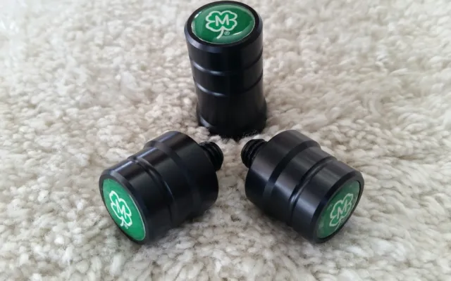 IN STOCK, McDermott Joint Protectors 3 pc Quick Release Set Clover Logo Pool Cue