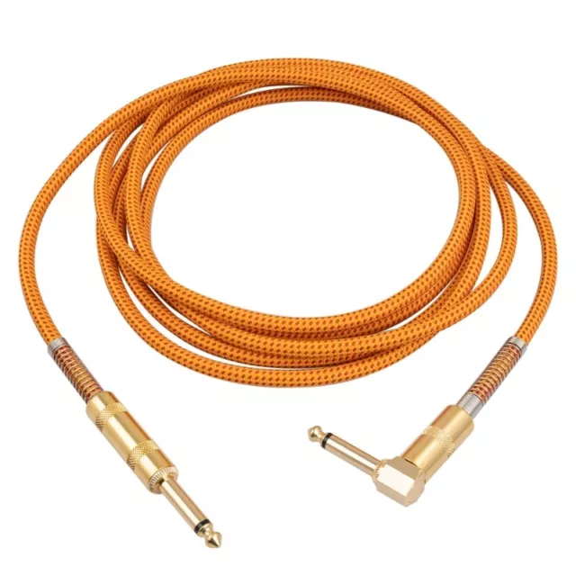 Professional 6.35mm 1/4 TS to 1/4 6.35mm TS Cable Male to Male Connector