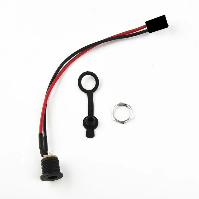 DC5.5x2.1mm Charging Port Fit For Electric Scooter E-Bike Chargers With PC Plug