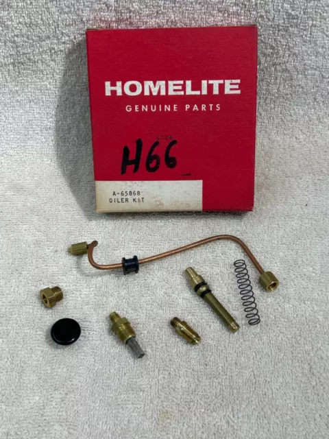 NOS Homelite A-65868 Chainsaw Oiler Kit for Super XL, XL-500  DEALER CLOSE OUT