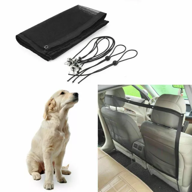 Car Pet Barrier Mesh Dog Car Safety Travel Isolation Net Car Back Seat Universal