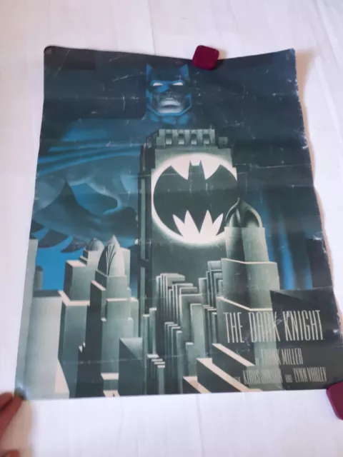 BATMAN THE DARK KNIGHT FRANK MILLER  POSTER DC COMICS PROMO 22x28" 1986