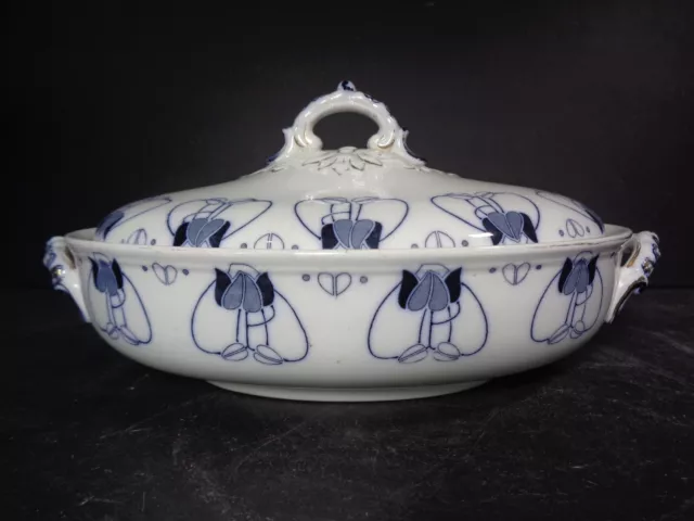 Keeling & Co Late Mayer "Tulip" Antique Tureen with Lid (VERY GOOD)