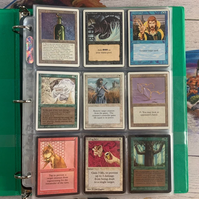 MTG Vintage Binder Beta Arabian Night Antiquities Legends Revised More 180 Cards