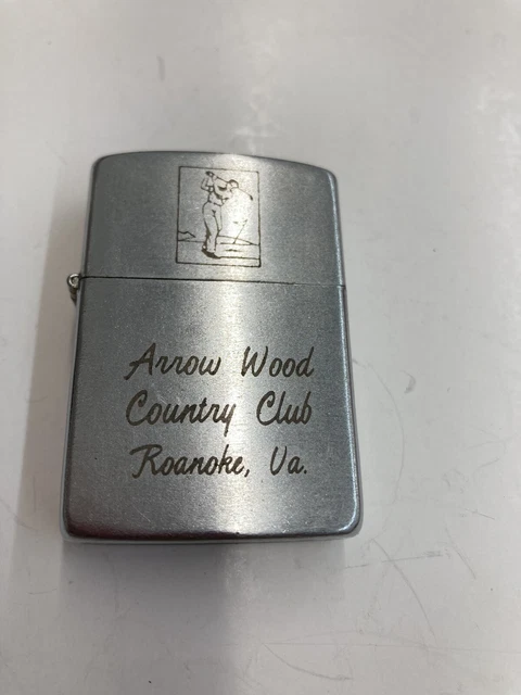 Arrow Wood Country Club Roanoke Virginia Made In Korea Zippo Lighter