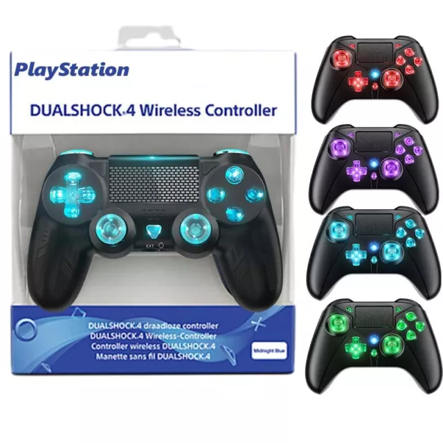 2024 Für PS4 Playstation 4 Controller Dual Shock Wireless Gamepad LED-Version DE