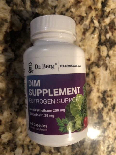 DR. BERG’S DIM Supplement Estrogen 60 Count (Pack of 1) $28.99 - PicClick