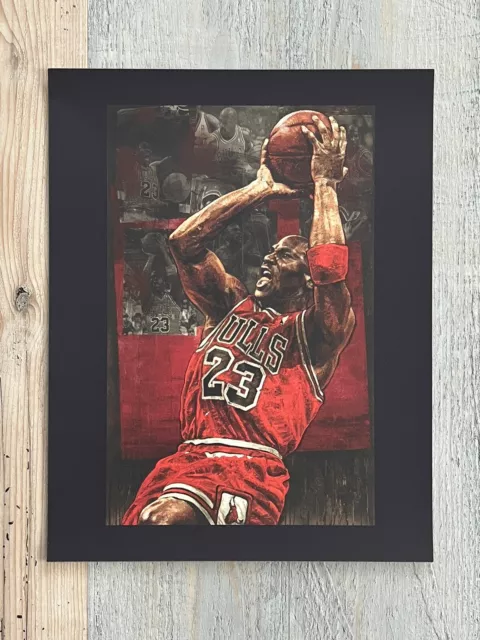 Stephen Holland Lithograph Print Michael Jordan Lithograph 11x14 Stephen Holland Lithograph Print Michael Jordan Lithograph 11x14