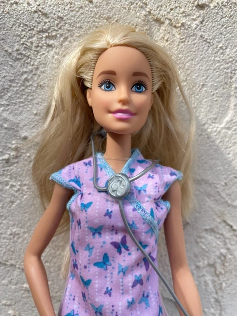 JOUET VINTAGE BARBIE MATTEL chien caniche Prince blanc articulé 1984 (VI-26672) EUR 28,00 - FR