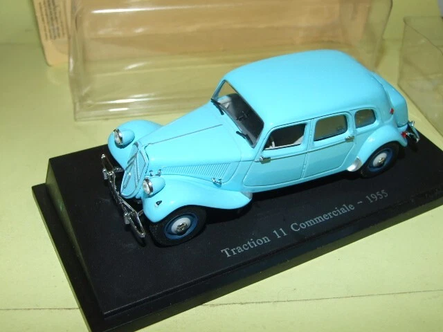 CITROEN TRACTION 11 COMMERCIALE Bleu 1955 UNIVERSAL HOBBIES 1:43 blister