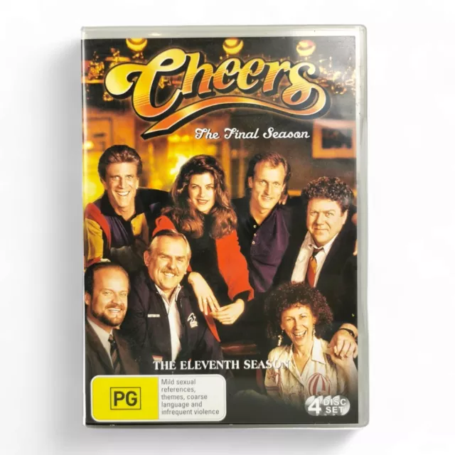 Cheers The Complete Eleventh and Final Season 11 (DVD, 4-Disc Set) Free Post VGC