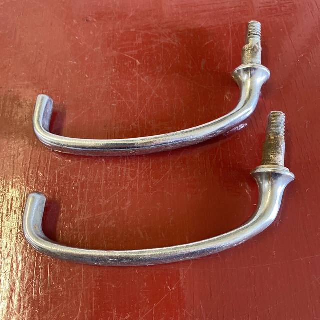 VINTAGE 1920 's 1930 's HOOD SIDE GRAB HANDLE LEVER PAIR FITS: FORD CHEVY HUPP VINTAGE 1920 's 1930 's HOOD SIDE GRAB HANDLE LEVER PAIR FITS: FORD CHEVY HUPP