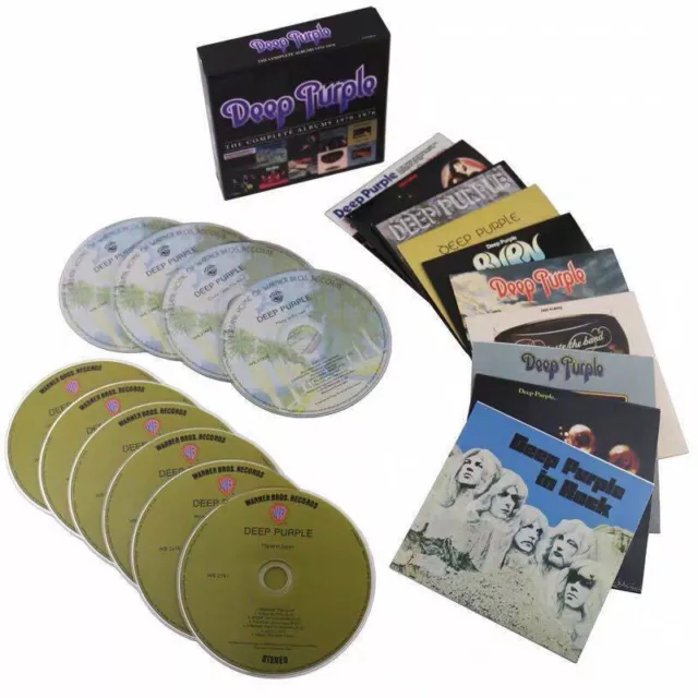 Deep Purple Album Completo 1970-1976 10 CD Nuova Collezione Sigillata Box Set