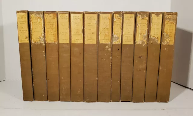 Joseph Conrad Complete Works (12 Volumes).  Canterbury Edition, 1924 INCOMPLETE