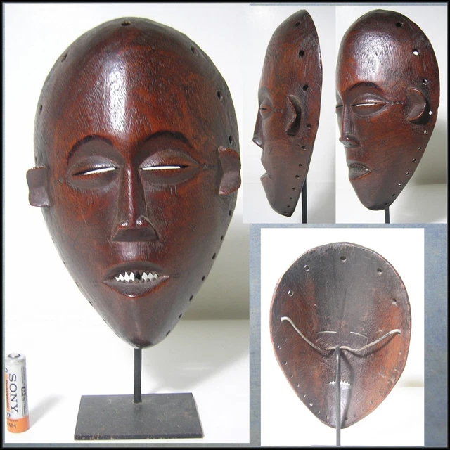 MASQUE CHOKWE Angola AFRICANTIC art africain ancien primitif tribal AFRICAN MASK