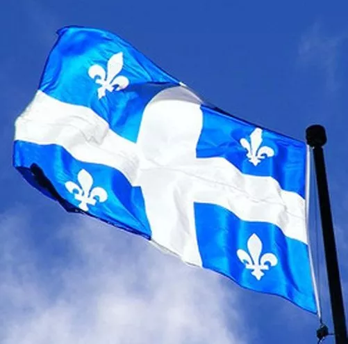 QUEBEC CANADA FLAG NEW 3x5 ft CANADIAN