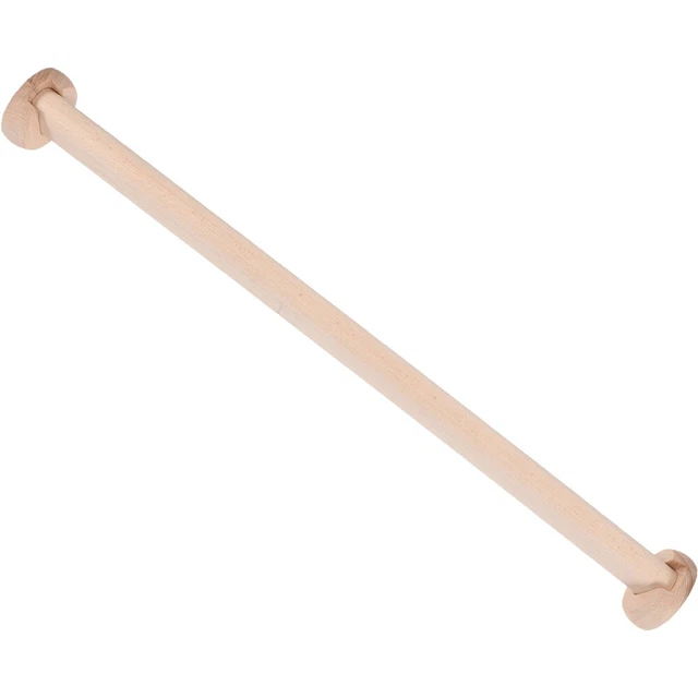 Poteau De Garde-robe En Bois Cintres Lourds Cintre Polyvalent Rideau