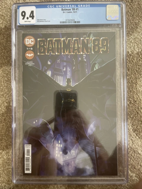 Batman ‘89 #1 CGC 9.4White Pages