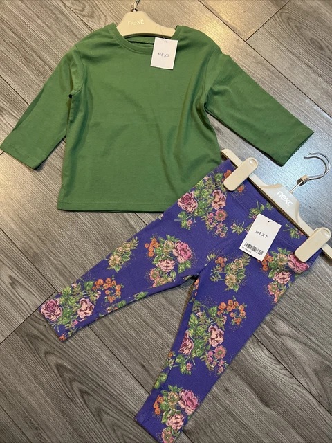 Next baby girl 12-18 months top and leggings outfit bundle BNWT