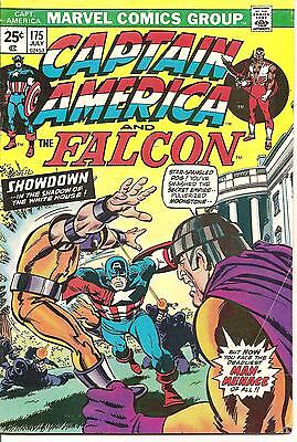 Captain America # 175 July 1974 Marvel The Falcon Steve Englehart X-Men