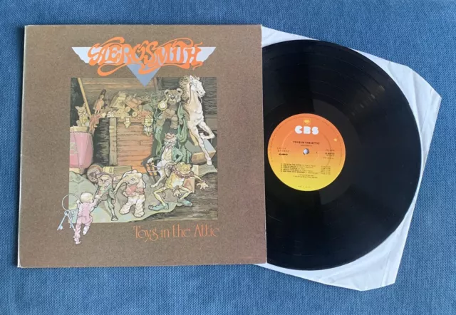 Aerosmith - Toys In The Attic 12" LP - UK Original 1st Press1975 CBS EX/EX