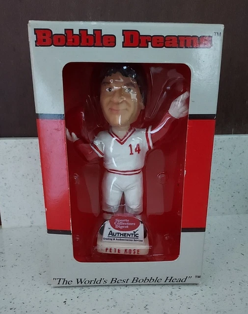 Pete Rose Cincinnati Reds Bobble Dreams Sports Collectors Digest Bobblehead NIB