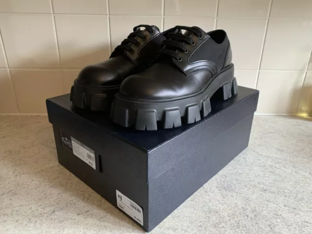 Prada outlet derby monolith